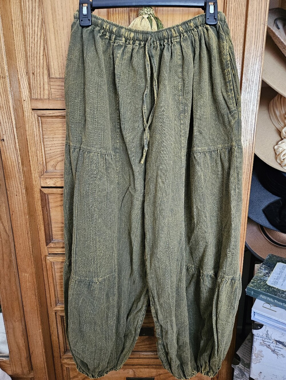 Harem Pants Made In Thailand Cotton No Size Tag (Medium/Large)
